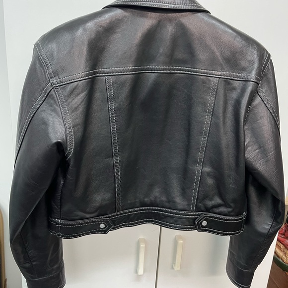 Daniel Short Leather Jacket - Picture 2 of 4